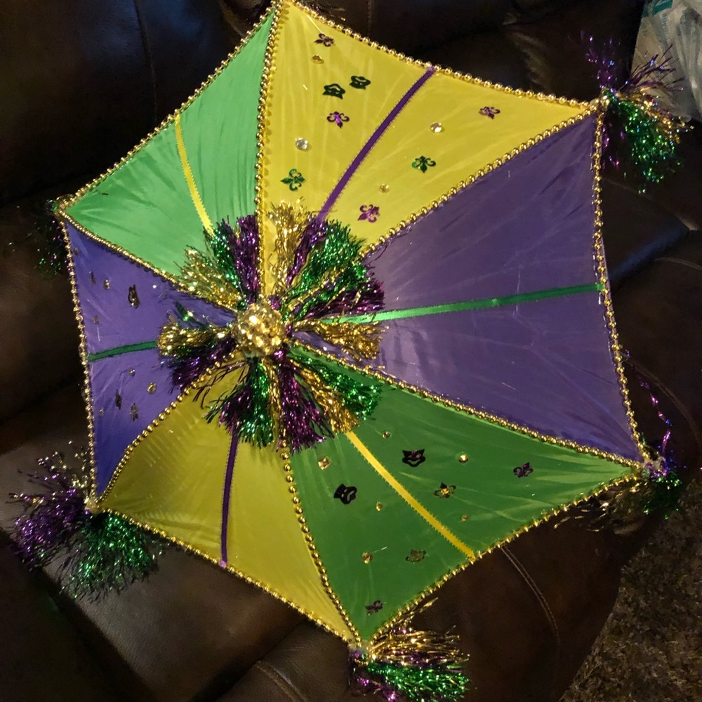 Custom Design Hand Crafted Second Line Umbrellas
